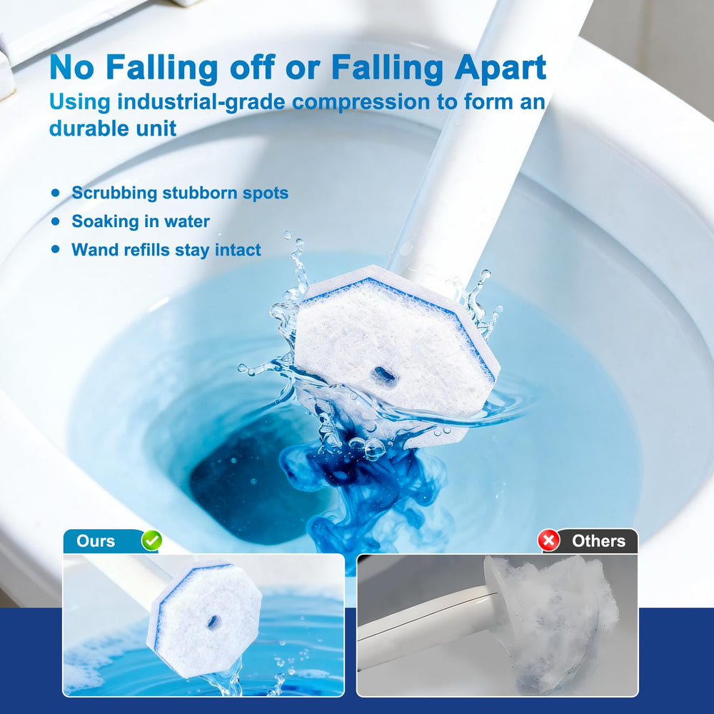 Akopryc foam activation creates dense foam for effective scrubbing.