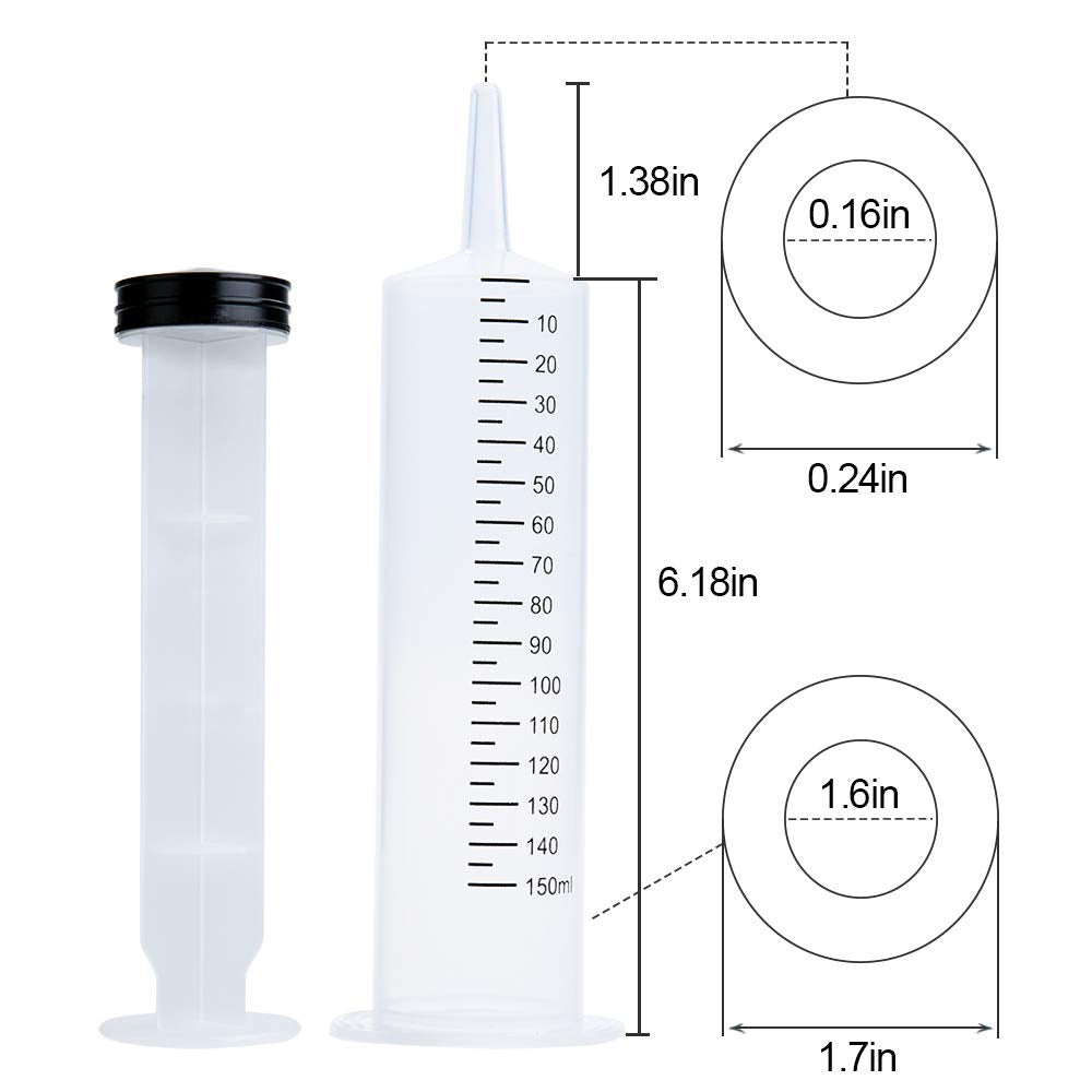 AKRAF syringe for lip gloss dispensing and cosmetics applications.