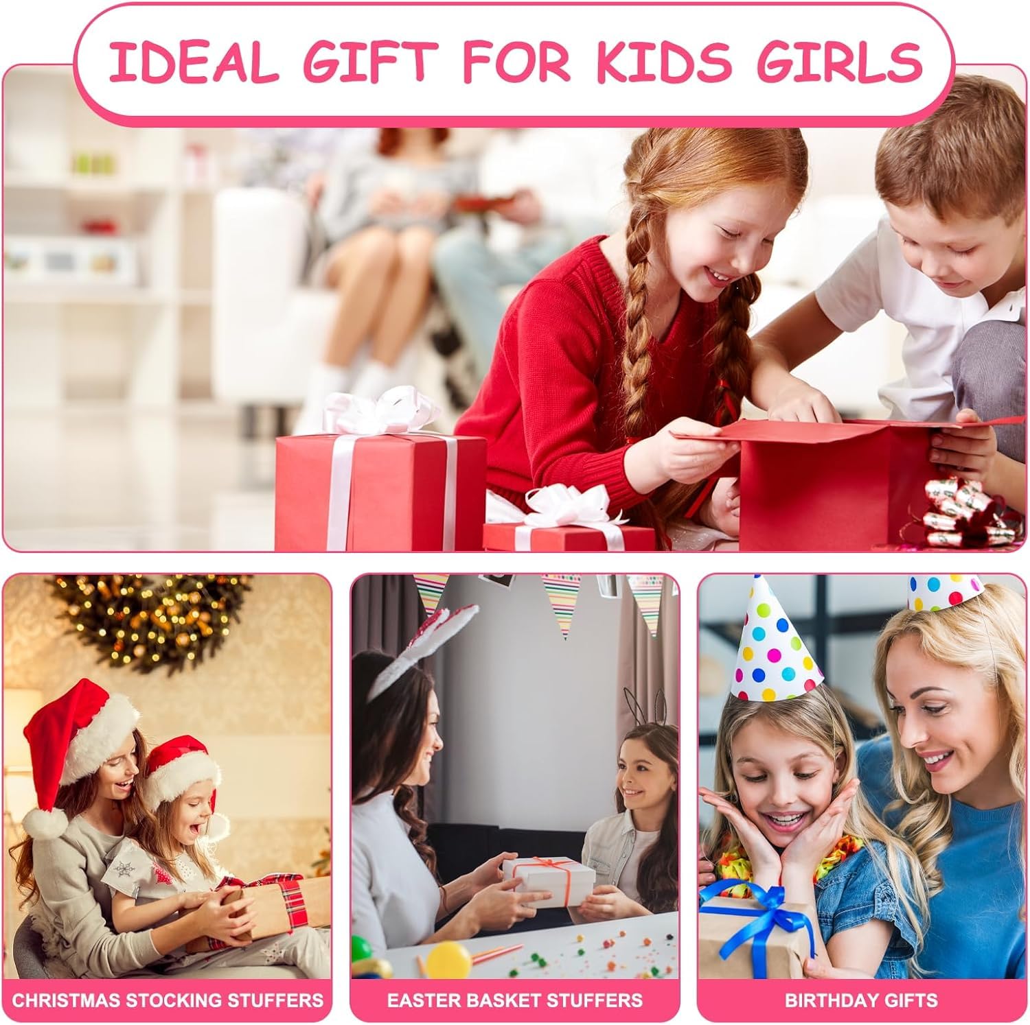 AKUBLE kids crafting with glitter markers sparks creativity