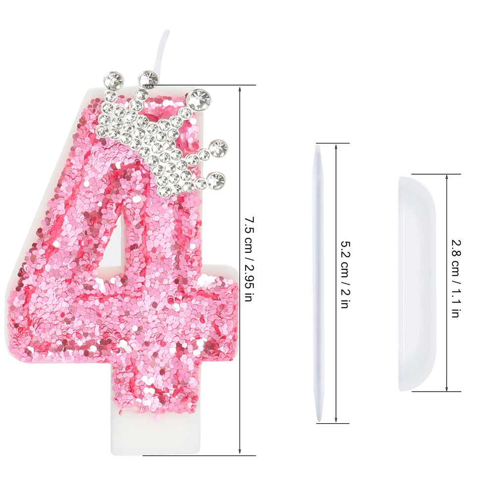 AKURIEEY candle holder included keeps cake clean from wax drips.
