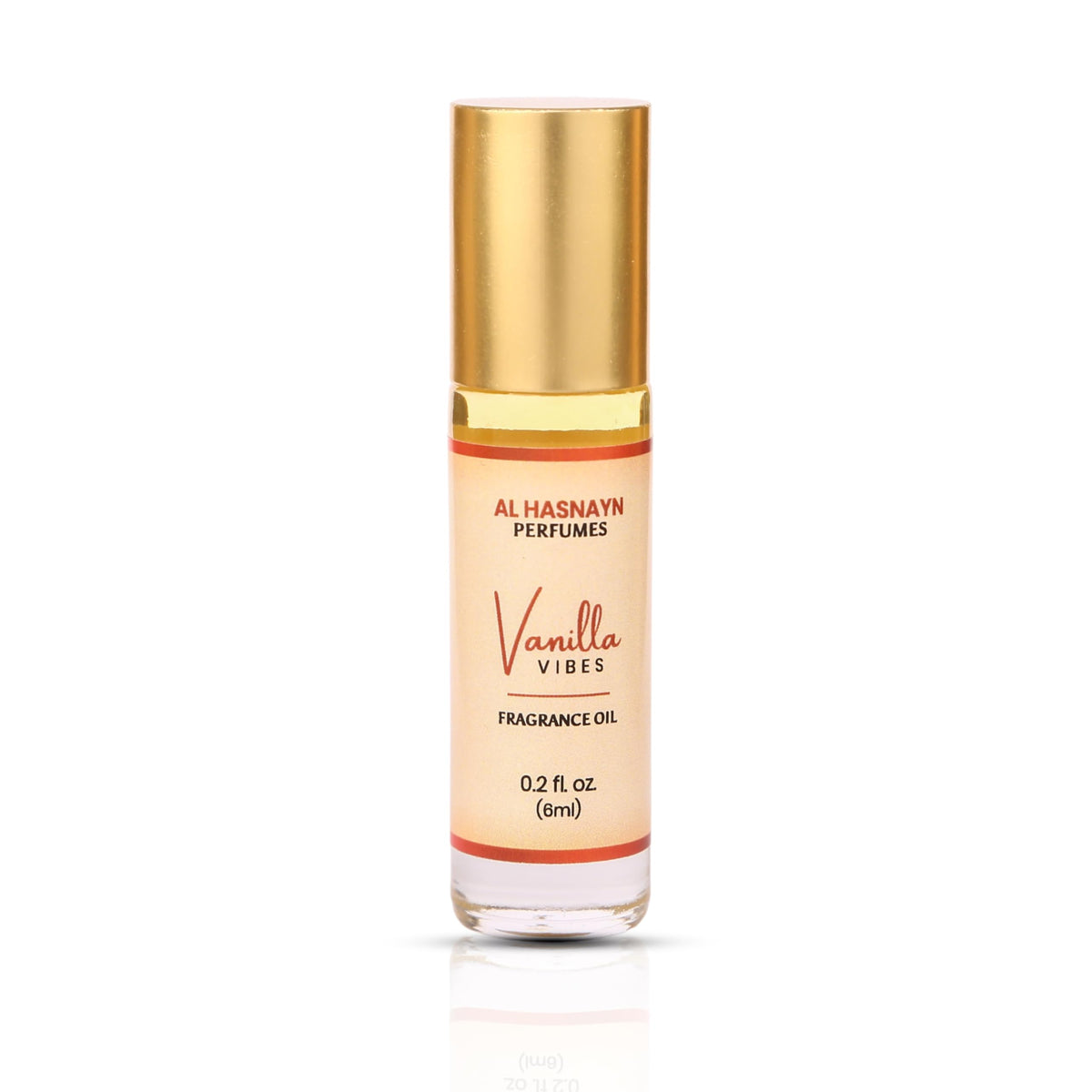 AL HASNAYN Vanilla Vibes roll-on bottle ready for daily use