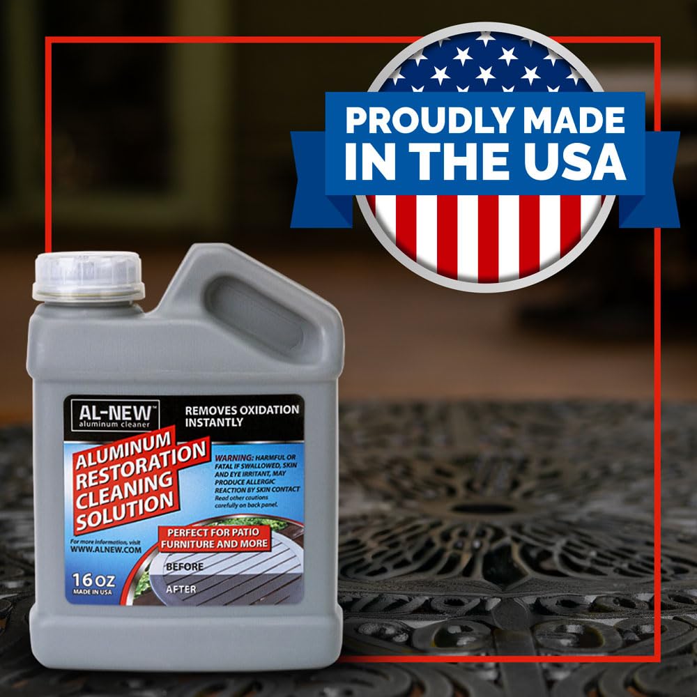 AL-NEW easy-wipe application with microfiber cloth.