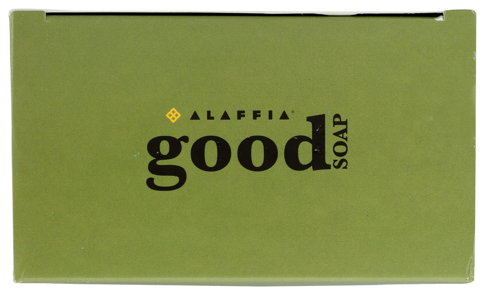 Alaffia Peppermint Good Soap lather foams demonstrates easy hand washing and gentle cleansing.