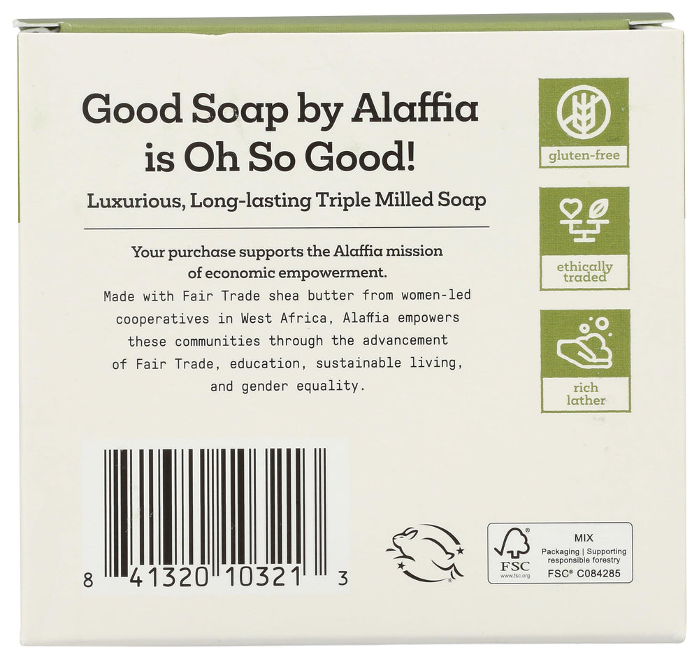Alaffia Peppermint Good Soap multipack setup emphasizes convenience for family bathroom routines.