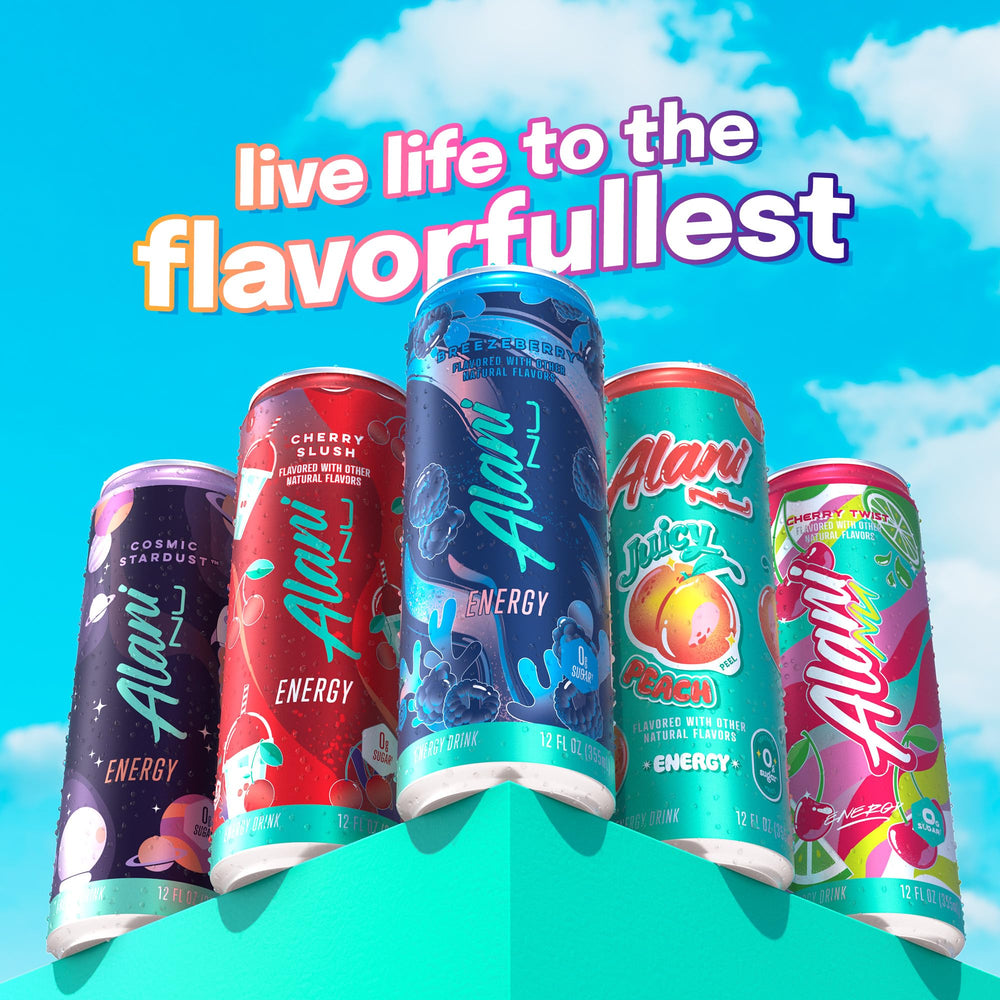 Alani Nu Breezeberry zero sugar option for flavor without added calories.