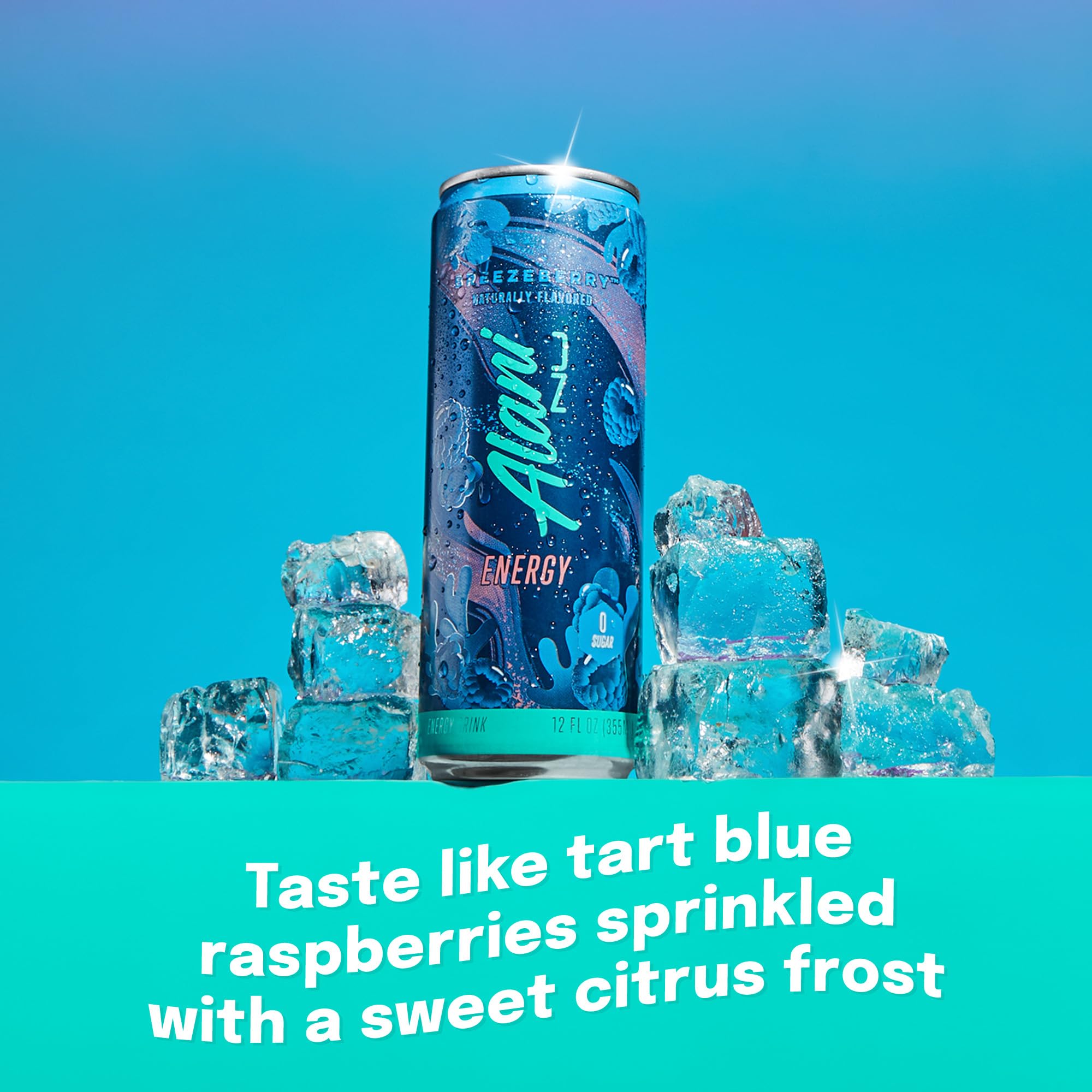 Alani Nu Breezeberry pour into glass reveals crisp berry notes