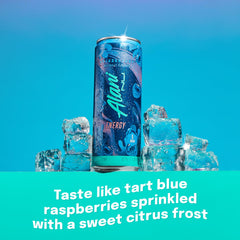 Alani Nu Breezeberry pour into glass reveals crisp berry notes