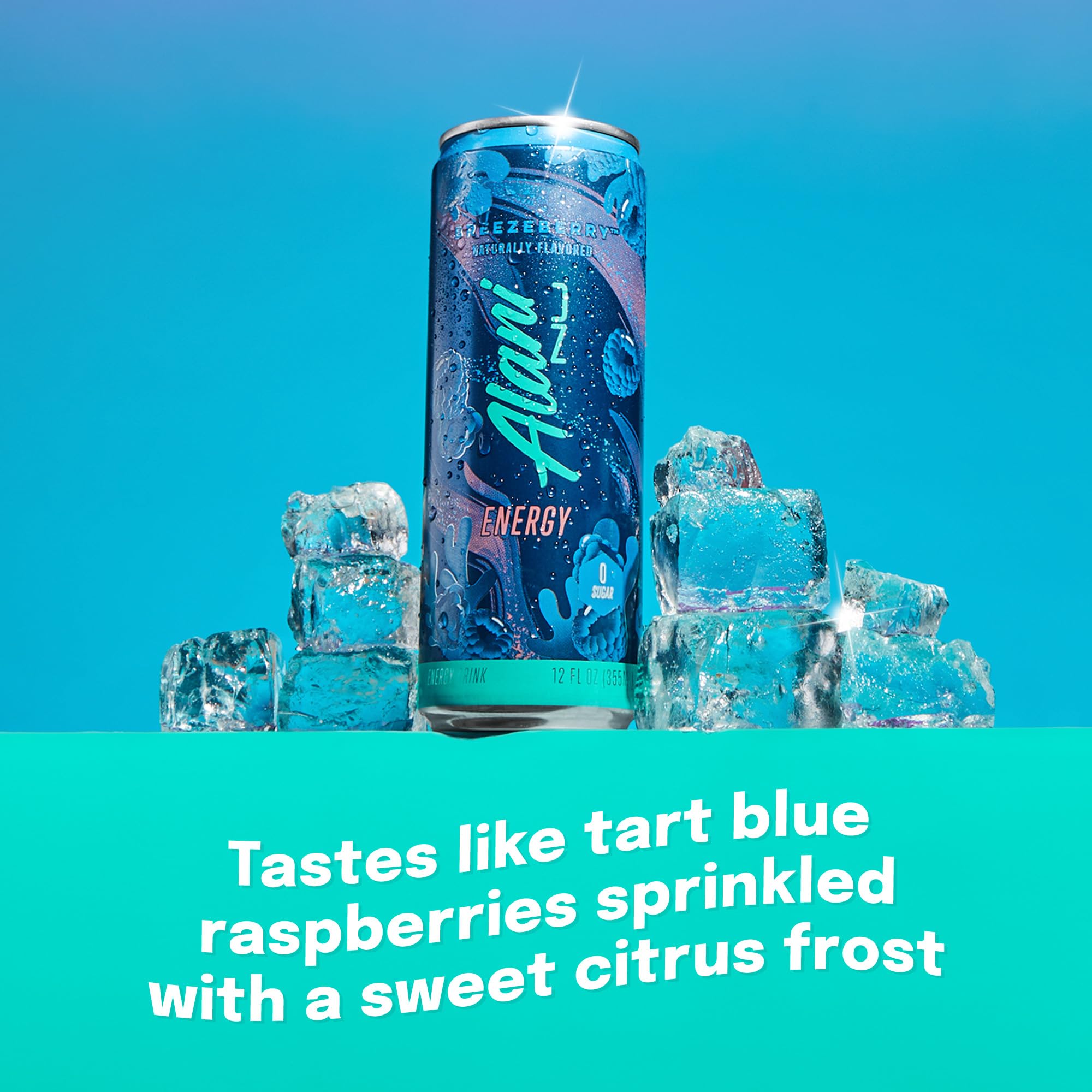 Alani Nu Breezeberry poured into a glass shows refreshing, lightly carbonated flavor.