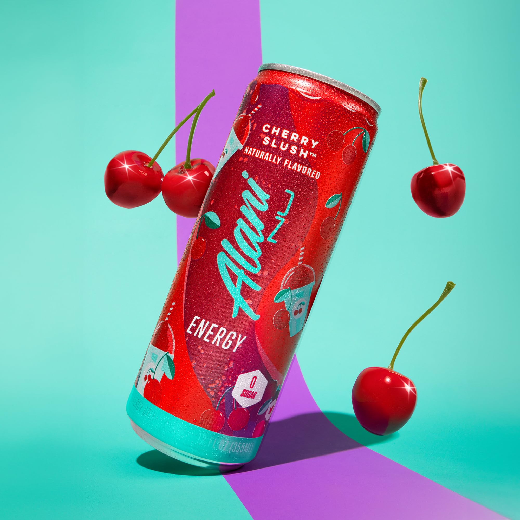 Alani Nu label ingredients highlight vegan, gluten-free, no artificial colors.