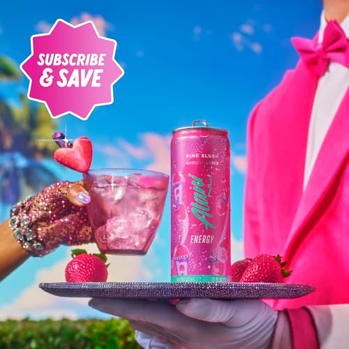 Alani Nu Pink Slush kitchen shelf display as everyday hydration option
