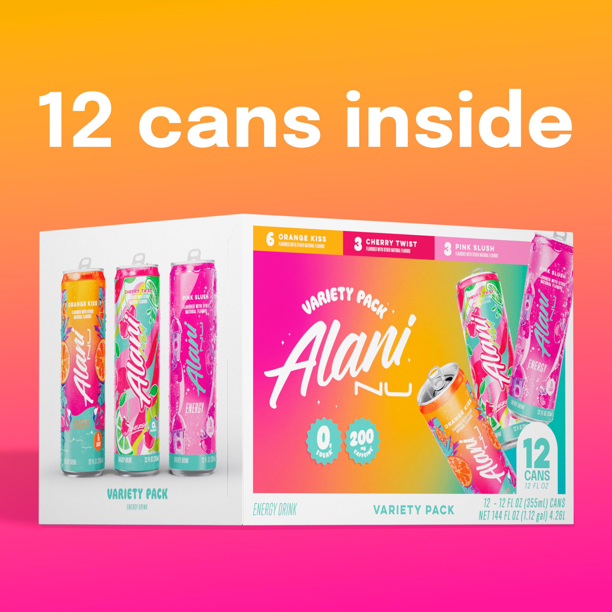 Alani Nu Pink Slush can in pack for on-the-go energy.