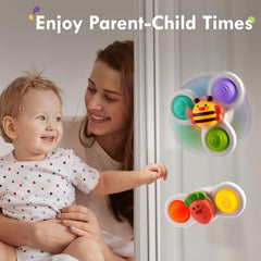 ALASOU fast-spin suction spinner excites curious toddlers with quick, satisfying spins.