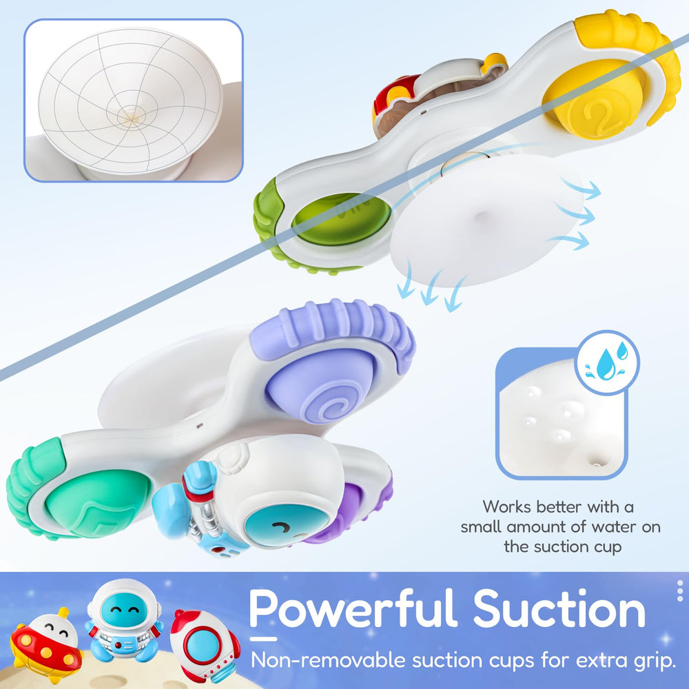 ALASOU spinner on car seat provides quick entertainment on the go.