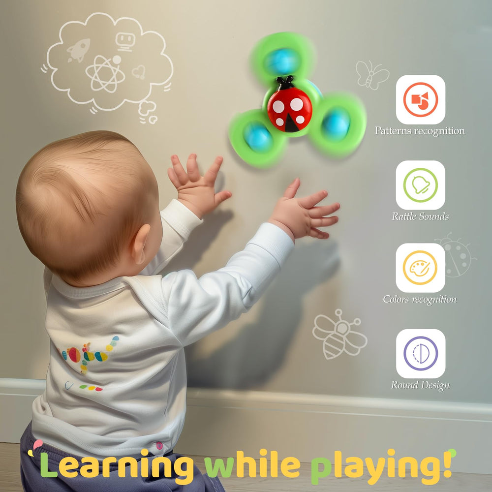 ALASOU travel-friendly spinner toy sticks securely for on-the-go play