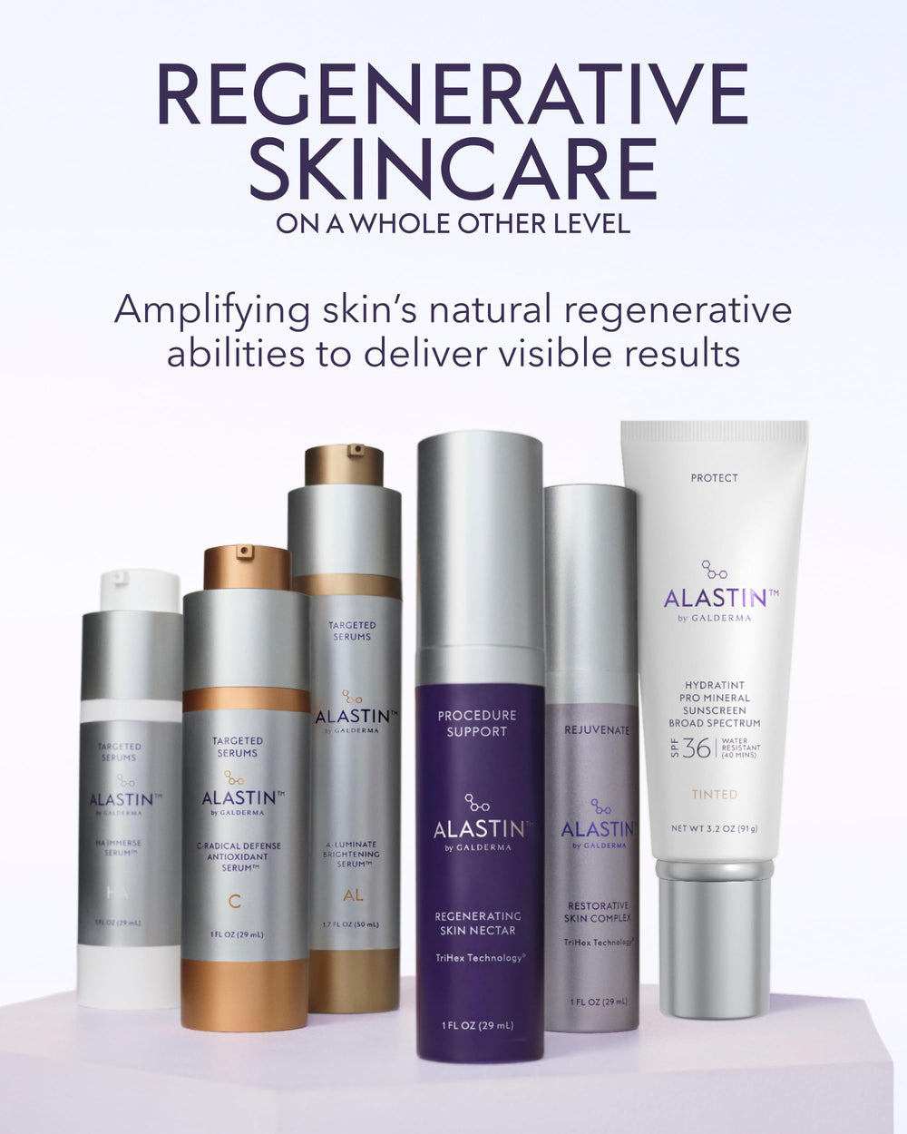 ALASTIN HA IMMERSE serum in bathroom mirror context daily ritual hydration
