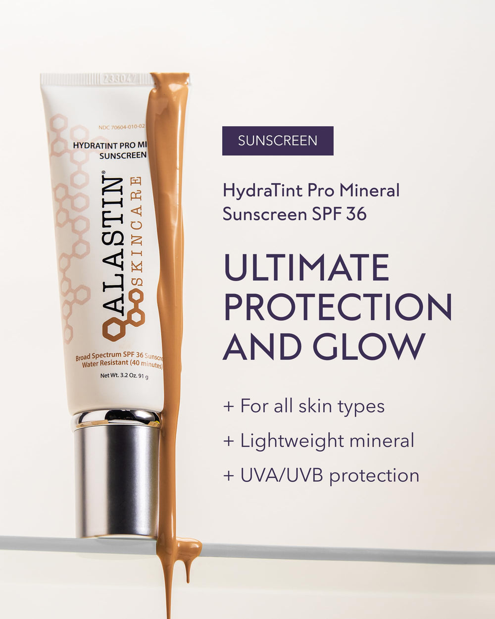 Close-up of HydraTint Pro cap for easy daily use