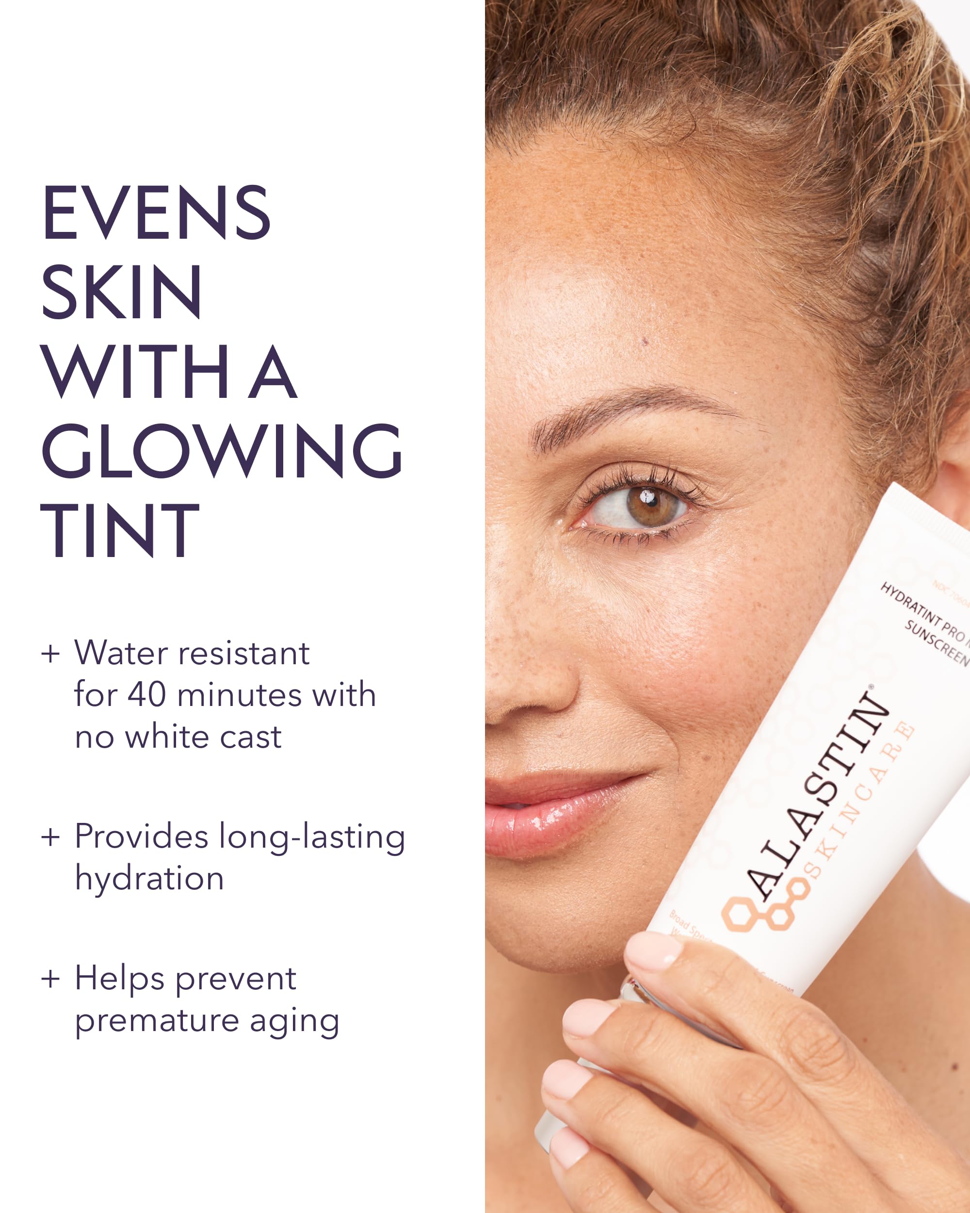 Swatch on skin showing the universal tint for natural coverage