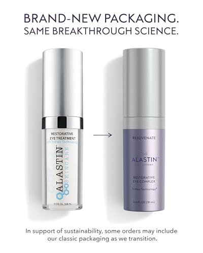 ALASTIN Restorative Eye Complex closeup highlights creamy texture for smooth application.