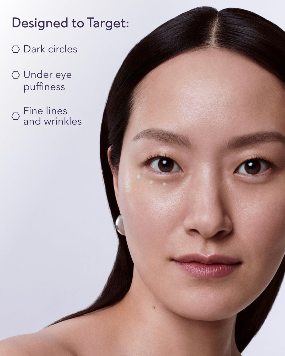 ALASTIN Skincare Restorative Eye Complex in use around the eye area.