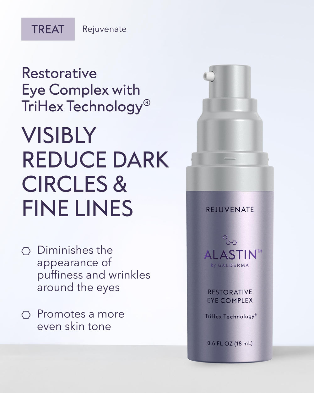 ALASTIN Restorative Eye Complex texture swatch shows rich, lightweight formula.