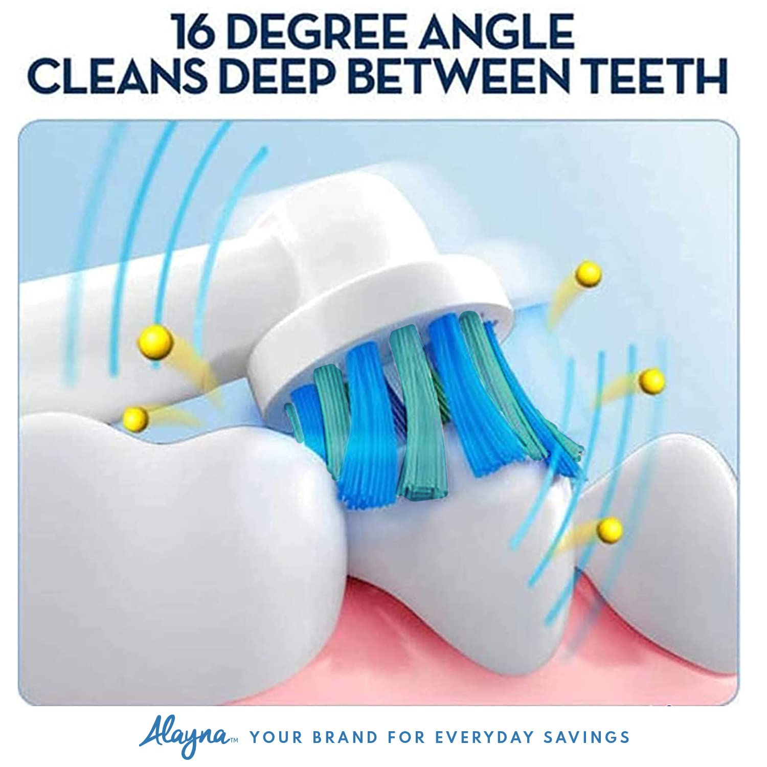 Alayna four-pack offers convenient rotation for ongoing brushing