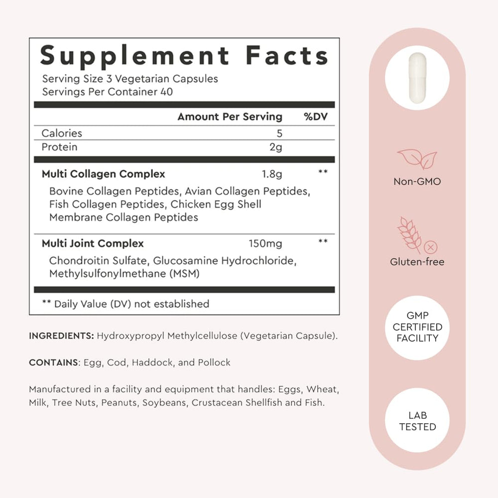 Alaya Naturals chicken bone broth collagen visual shows diverse collagen types.