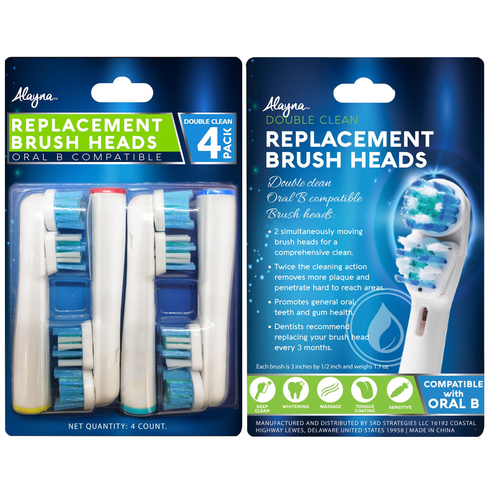 Alayna brush head fits most Oral-B snap-on handles