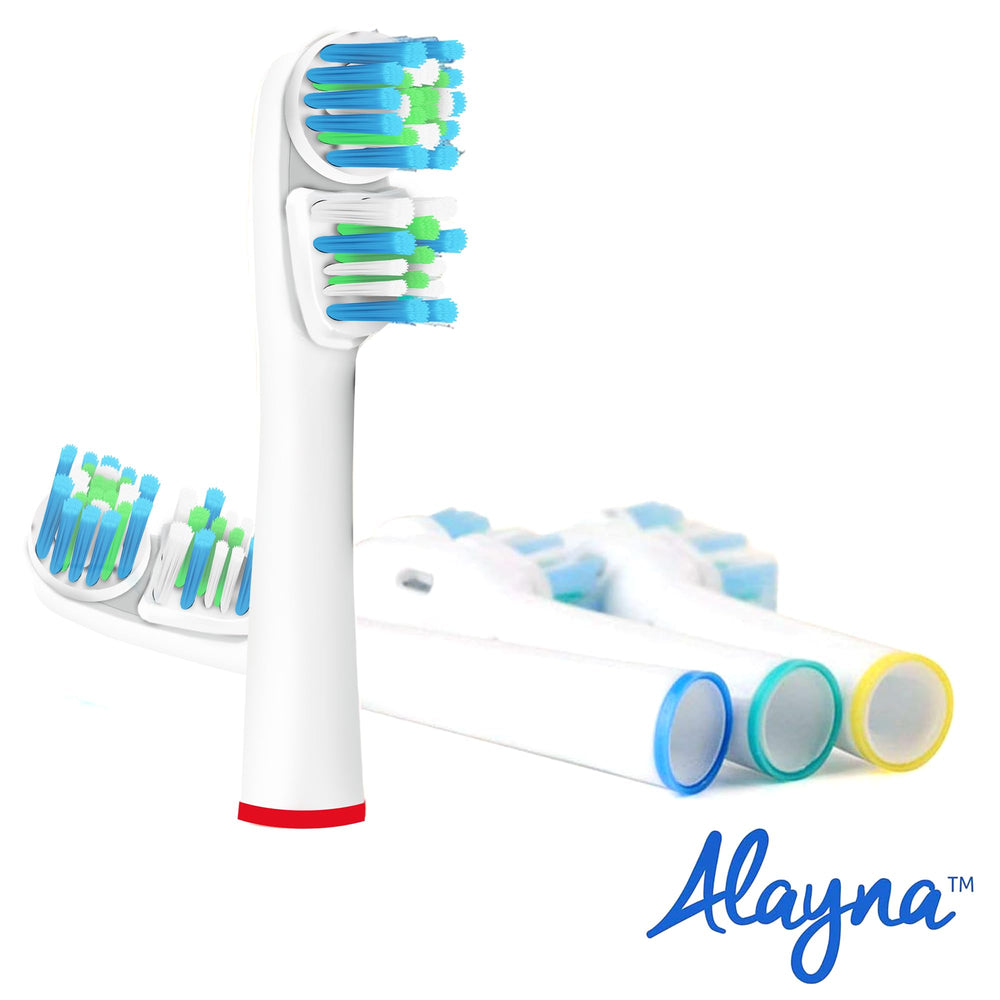 Alayna family-friendly brush heads simplify shared brushing routines