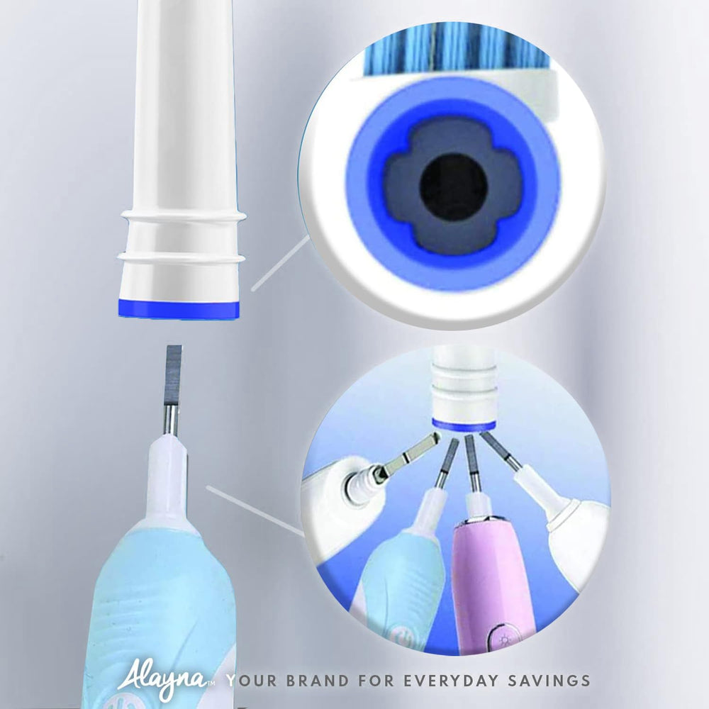 Alayna Oral-B 3000 head with flexible bristles close-up