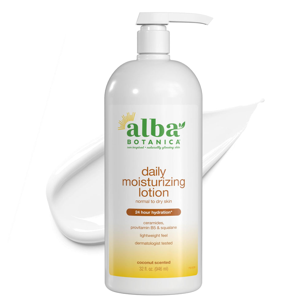 Alba Botanica Daily Moisturizing Lotion bottle for all-day hydration