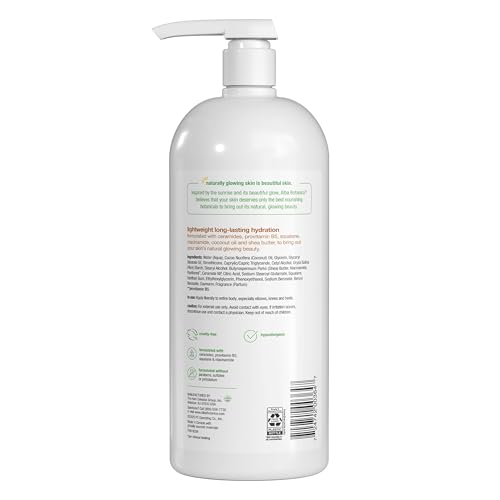 Alba Botanica Daily Moisturizing Lotion texture close-up shows creamy richness for dry skin