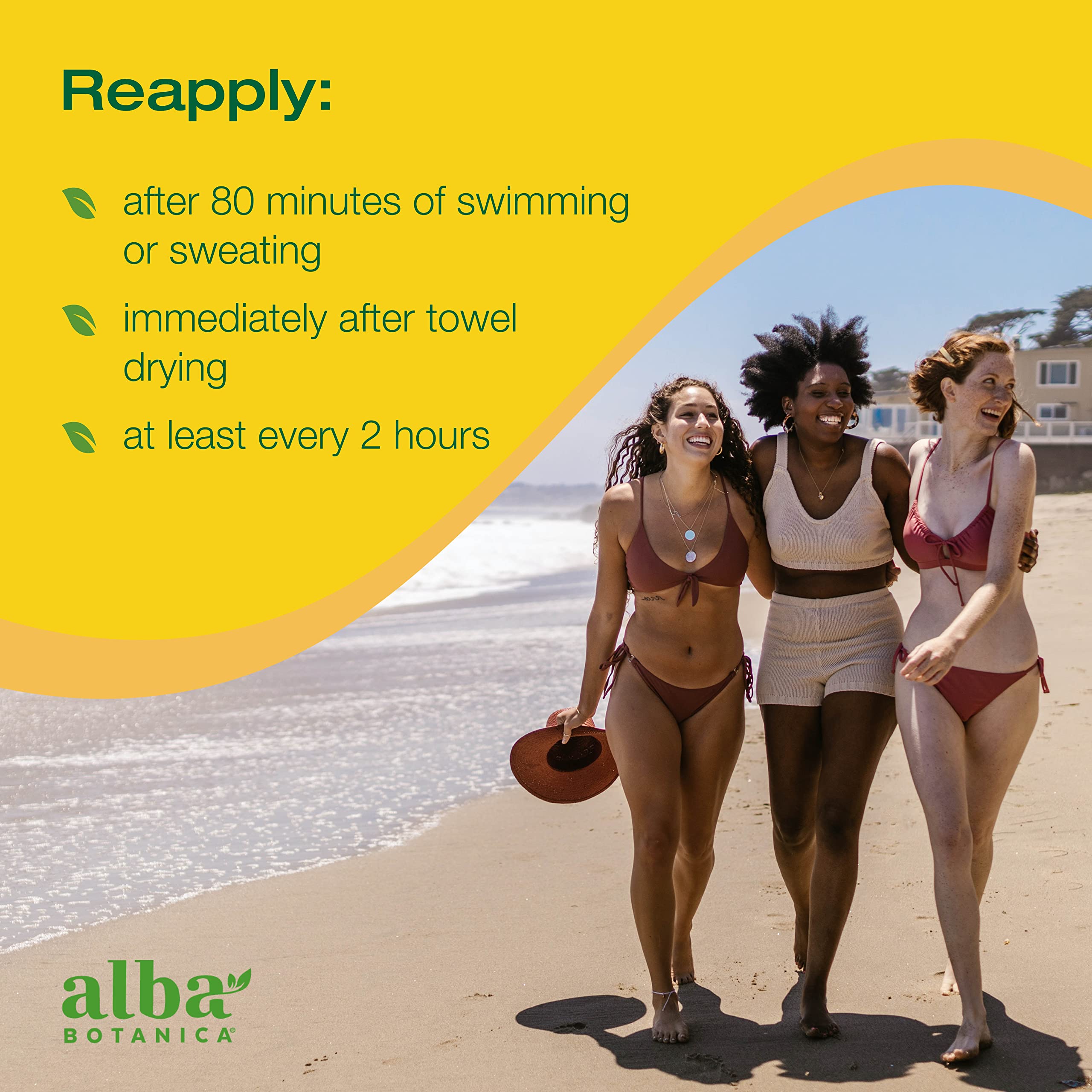 Alba Botanica fragrance-free sunscreen packaging may vary by batch.