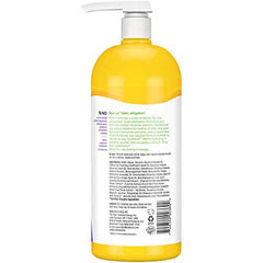 Alba Botanica Lotion Emollient Unscented back label highlights hypoallergenic formula.