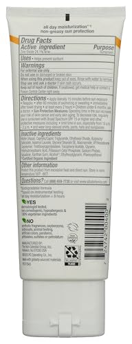 Alba Botanica Mineral Sunscreen Lotion SPF 50 texture swatch highlights quick-drying finish