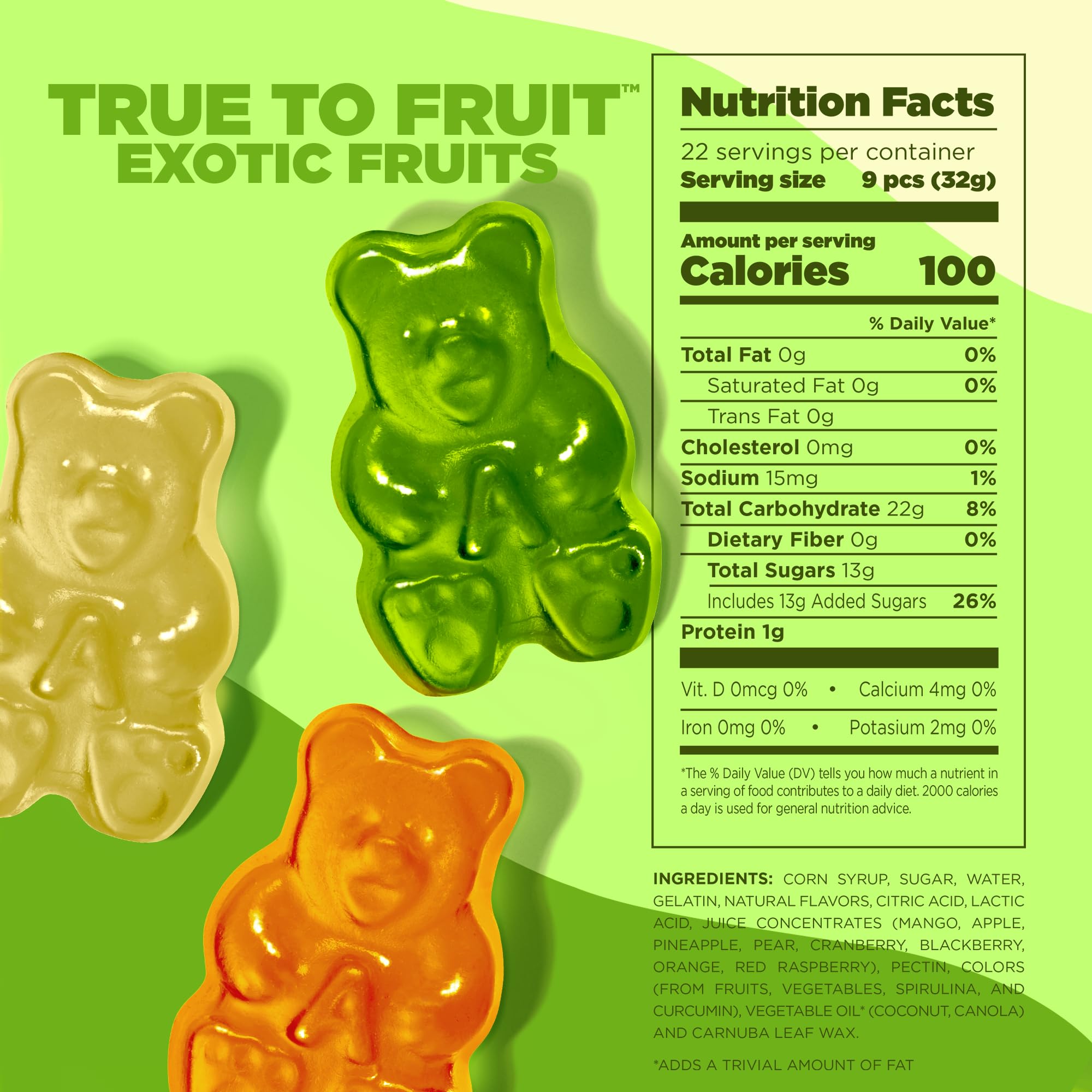 Albanese Alphonso Mango gummy flavor for a vibrant fruit snack