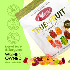 Albanese Black Currant gummy flavor with rich tart notes