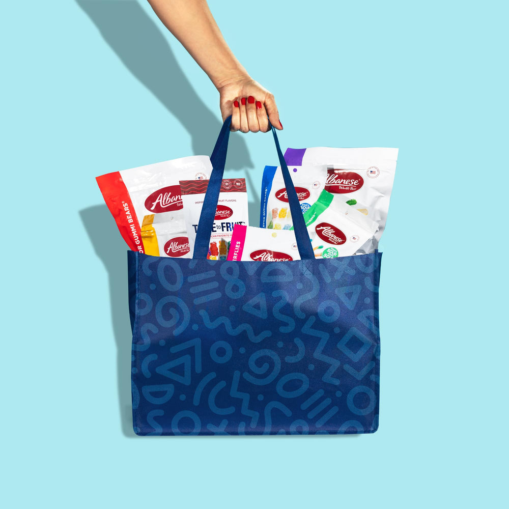 Albanese gummies pack ideal for sharing at gatherings.