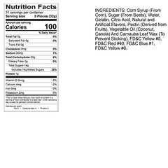 Albanese soft-chewy gummies deliver premium texture for celebrations.