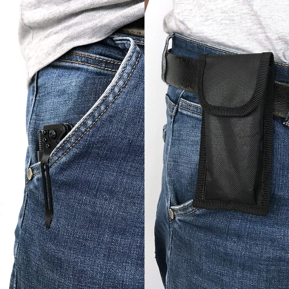 ALBATROSS 6-in-1 survival knife ergonomic grip for secure handling.