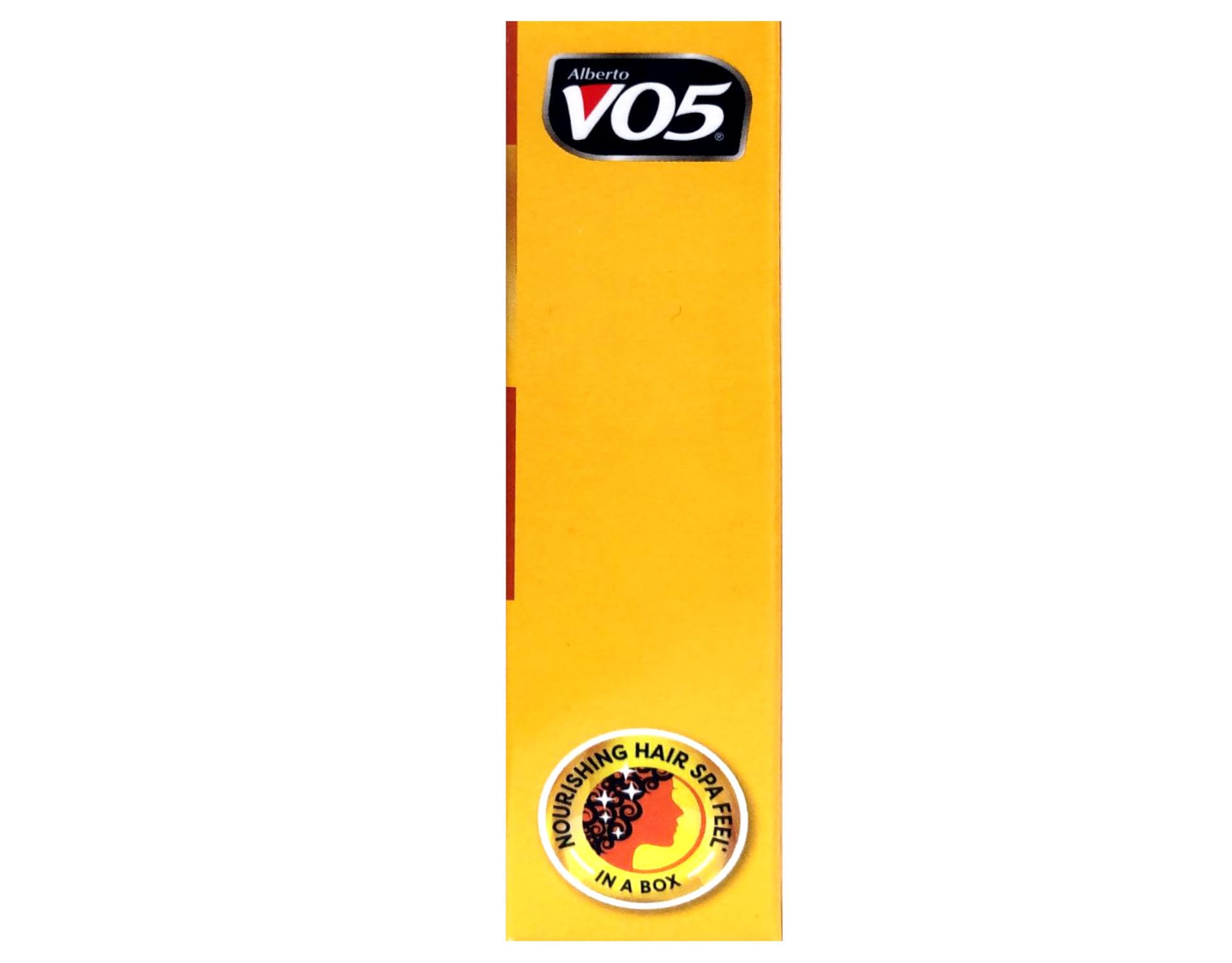 Packaging of Alberto VO5 Hot Oil Therapy highlights vitamins and proteins.