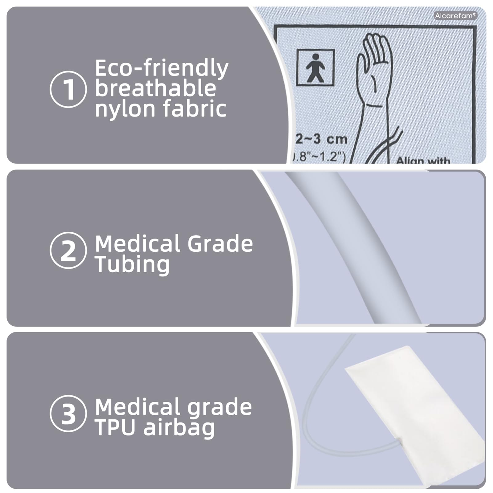 Cuff connectors and replacement tips set for versatile use.