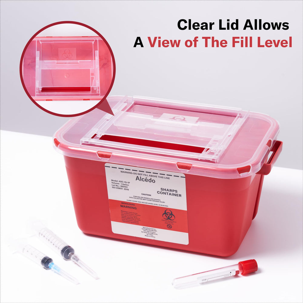 Alcedo clear view fill level to monitor waste amount