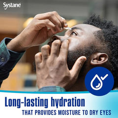 Alcon Systane Hydration preservative-free pack front communicates safe daily use