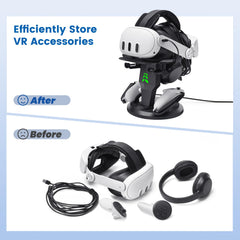 Alcopanda Type-C charging port enables efficient power for VR sessions.