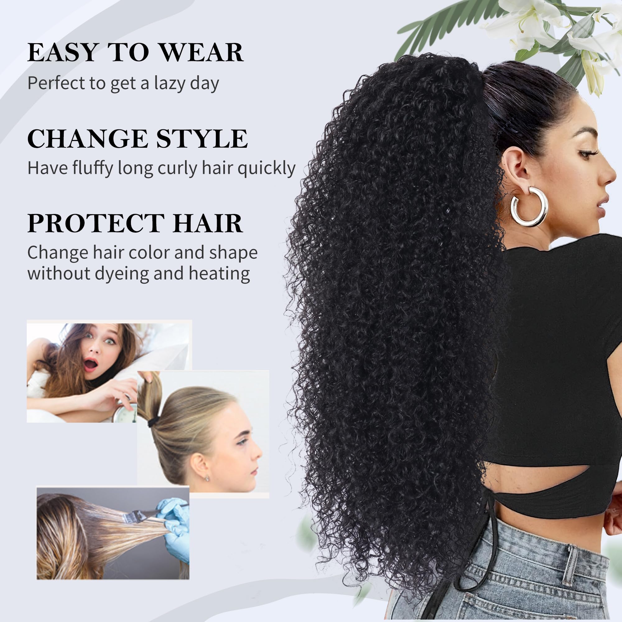 Alebery daily-look ponytail offers effortless styling with minimal effort