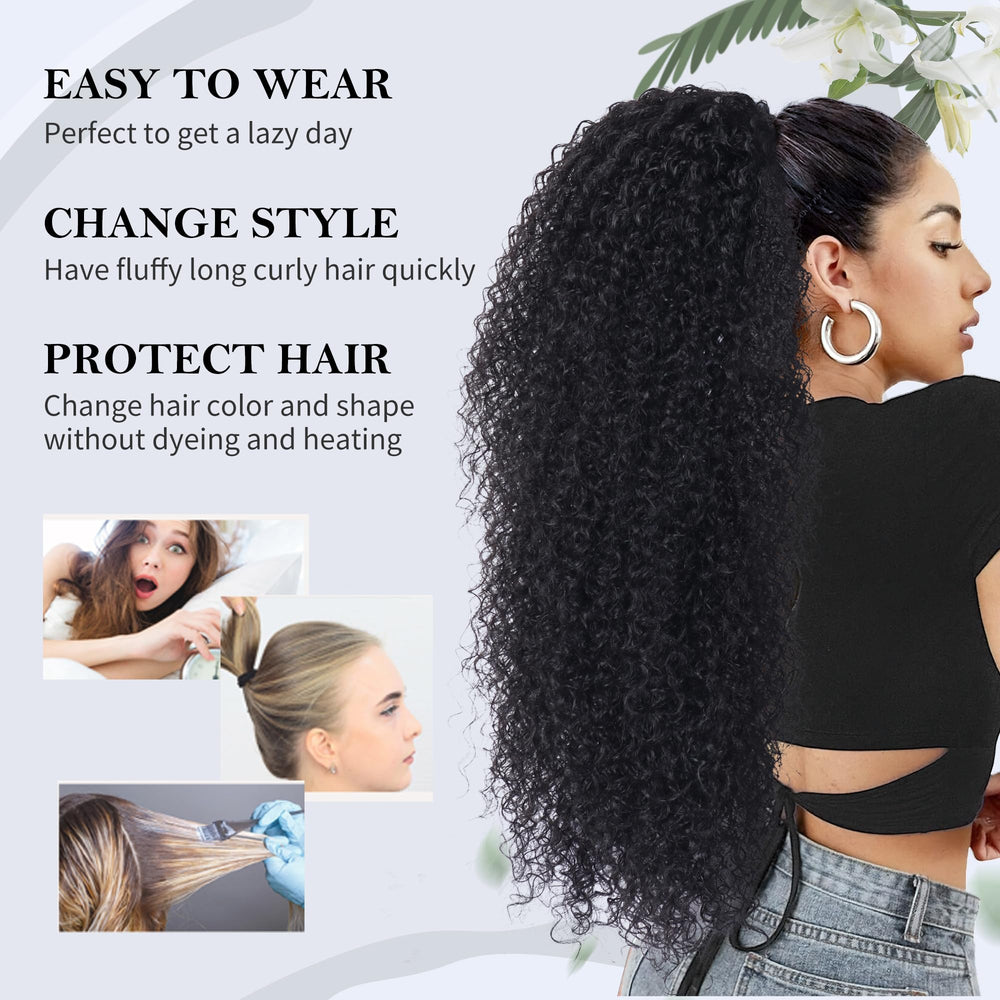 Alebery daily-look ponytail offers effortless styling with minimal effort