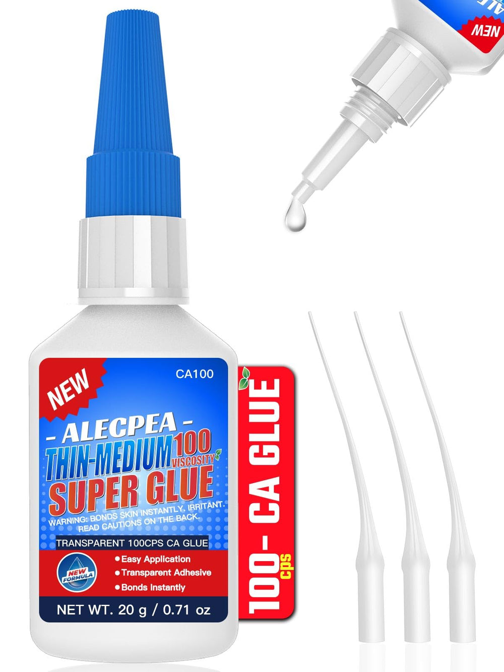 ALECPEA 20g glue bottle ready for precise applications.