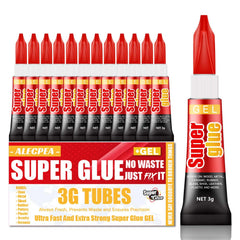 ALECPEA Super Glue Gel tube shown for precise repairs