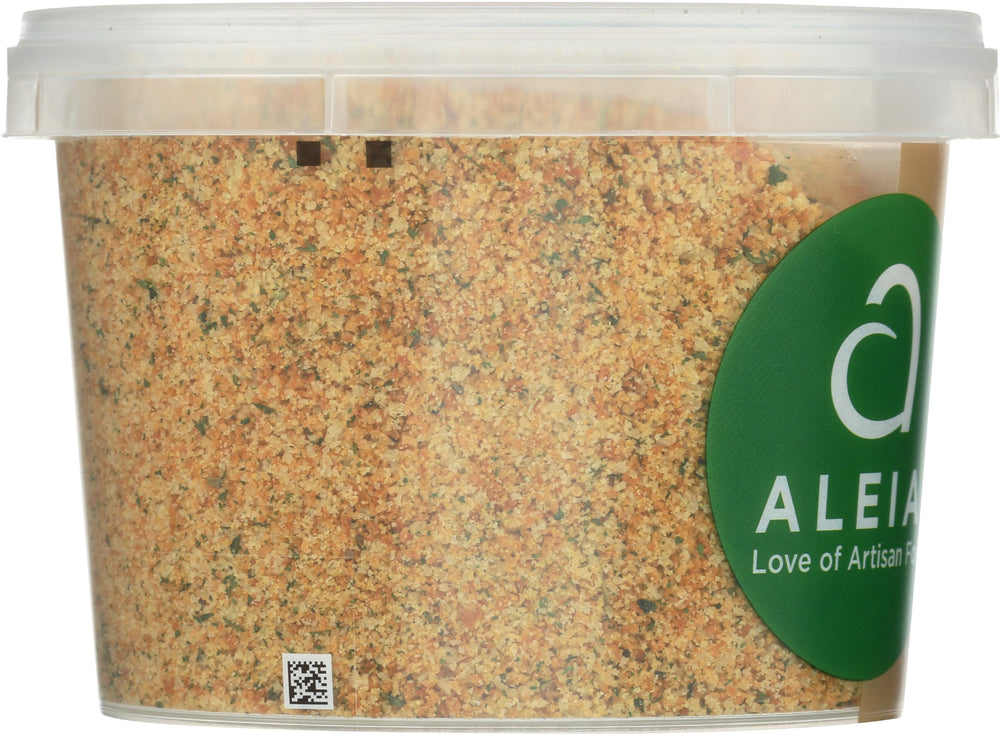 ALEIAS BEST. TASTE. EVER dairy free crumb product label showing allergen friendly option