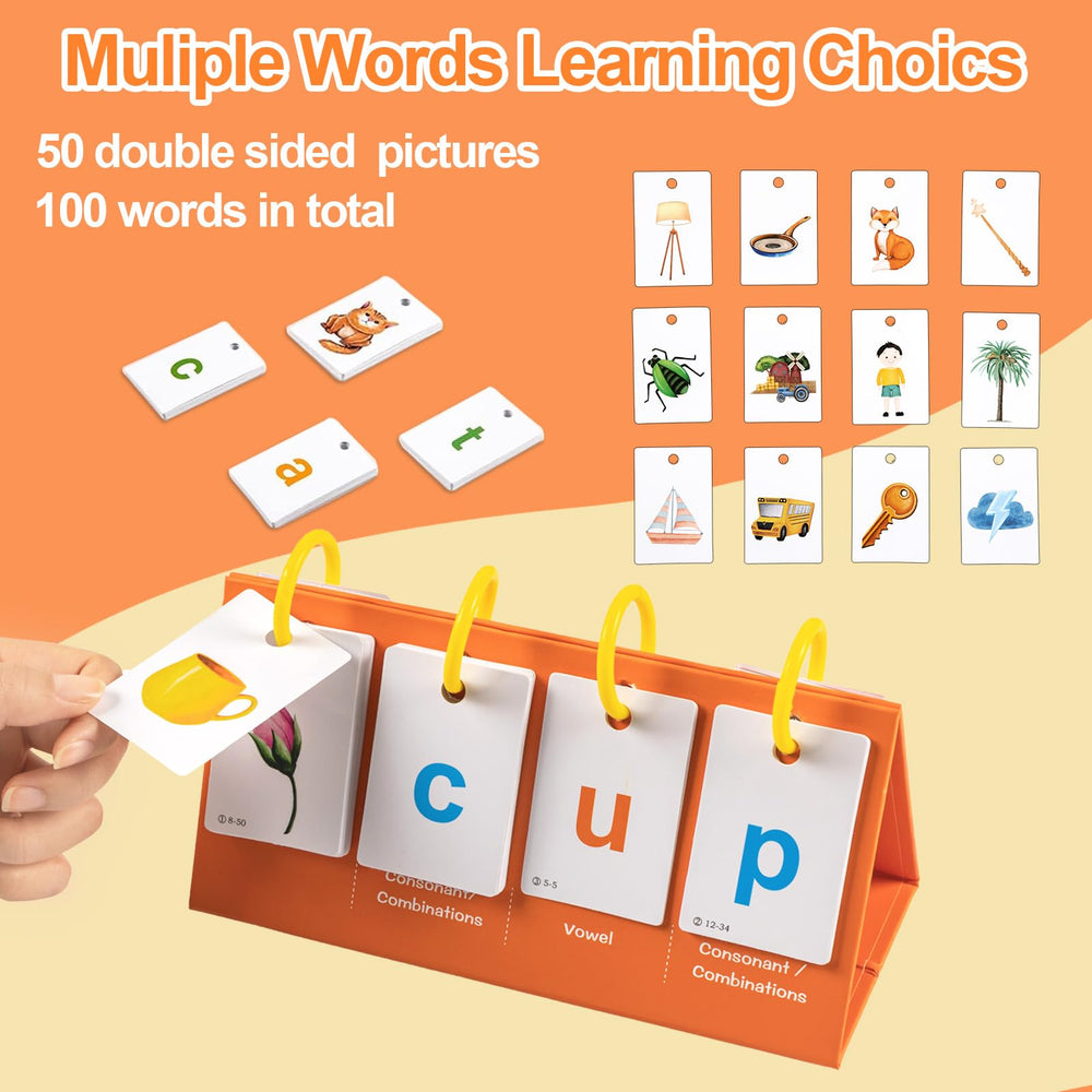 Alened Phonics Flash Cards Durable Material gives long-lasting classroom tools.